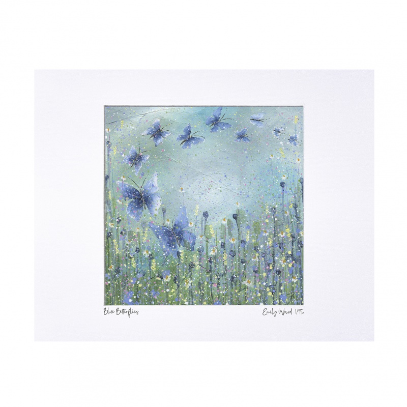 Blissful Butterfly Limited Edition Print with Mount